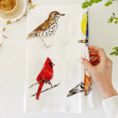 "Cotton Flour Sack" Tea Towel by Emily Lex Studio