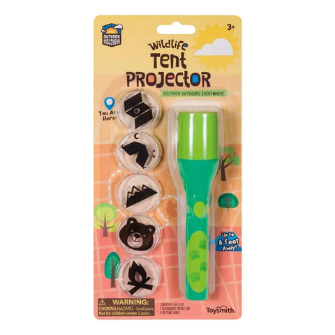 Outdoor Discovery Wildlife Tent Projector, Includes 5 Slides by Toysmith