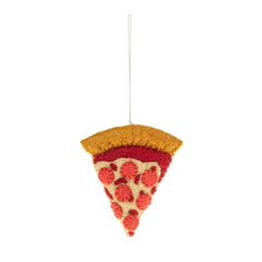 Felt Pizza Ornament by Global Goods