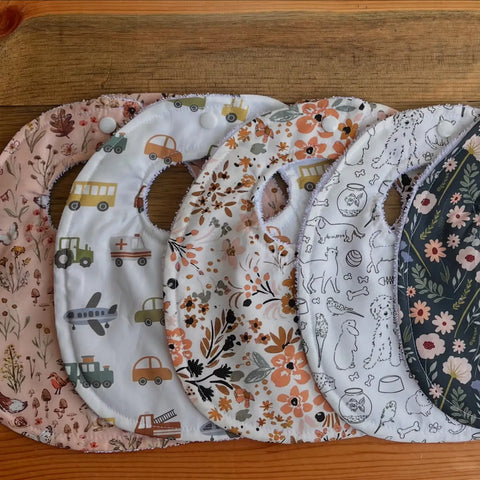 Baby Bib by Tiny Treasures Designs