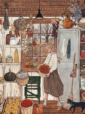 "Winter Stores" Card by Loré Pemberton