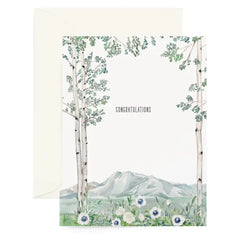 "Congratulations" Mountain Vista Card by Lana's Shop
