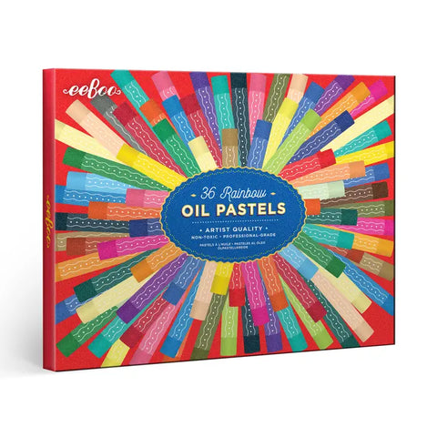 "Rainbow 36 Oil Pastels" by Eeboo Piece & Love