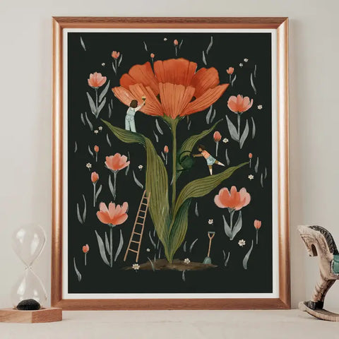 "The Groundskeeper" Print by Fox & Fables