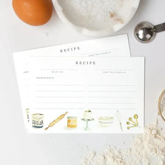 "Baking Recipe Cards" by Emily Lex Studios