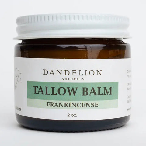 "Frankincense" Tallow Balm Jar by Dandelion Naturals