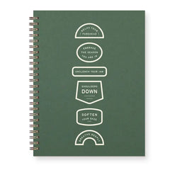 "Slow Yourself Down" Journal: Spiral Lined Notebook by Ruff House
