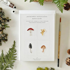 "Paintable Watercolor Notecard" Set by Emily Lex Studio