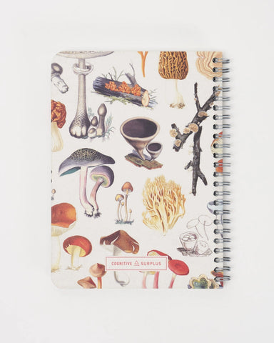 Mushrooms Spiral Notebook - Cognitive Surplus