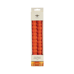 "Orange Pumpkin" 10" Sculpted Tapers by Big Dipper Wax Works