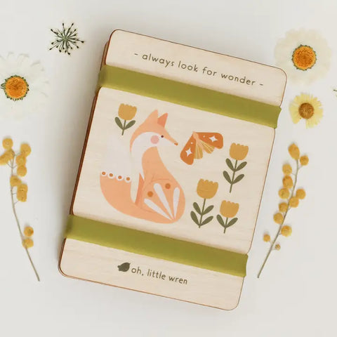 "Always Look for Wonder" Fox Little Nature Press by Oh, Little Wren