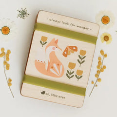 "Always Look for Wonder" Fox Little Nature Press by Oh, Little Wren