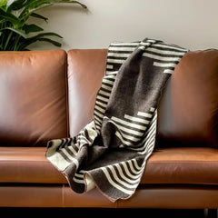 "Coffee" Andean Alpaca Wool Blanket by Alpaca Threadz