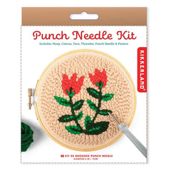 'Tulip' Punch Needle Kit by Huckleberry by Kikkerland