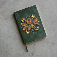 "Butterfly Dance" Embroidered Journal by Denik