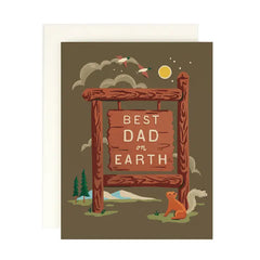 "Best Dad on Earth" Card by Amy Heitman