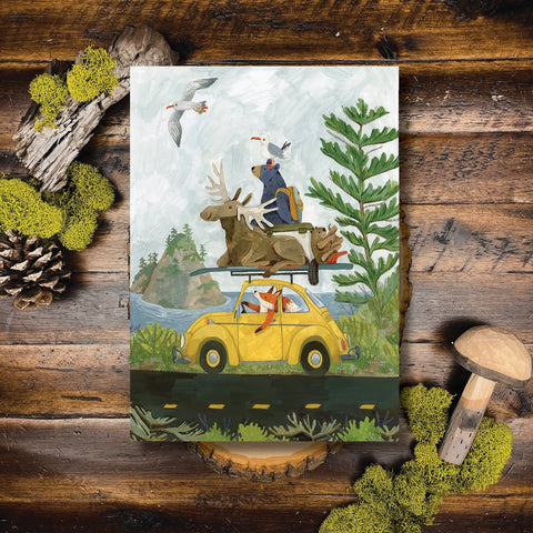 Road Trippin' Print by Canyon and Cove