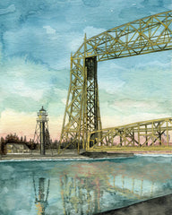 "Aerial Lift Bridge" Print by Hillside Creative
