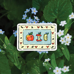 "Apple Rug" Sticker by Everyday Antonia Mae