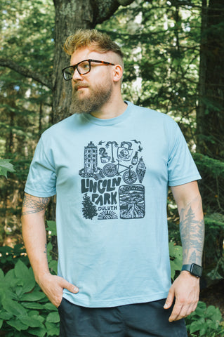 "Lincoln Park Craft District" Adult T-Shirt by North & Shore