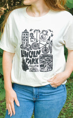 "Lincoln Park Craft District" Adult T-Shirt by North & Shore