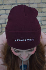 "Take A Hike" Embroidered Beanie by North and Shore