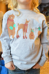 Winter Animals - Toddler Long Sleeve T-Shirt