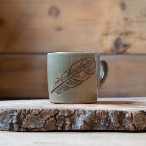 Feather Mug by Burdock Ceramics