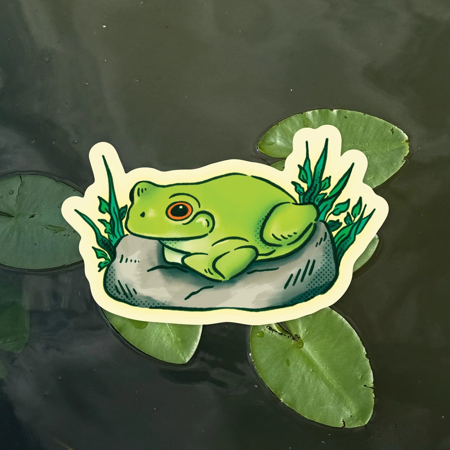 "Froggy" Sticker by Everyday Antonia Mae