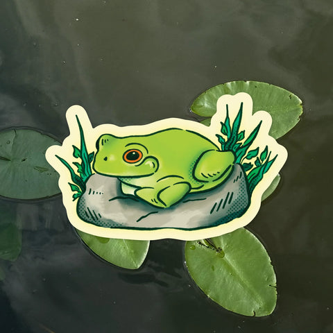 "Froggy" Sticker by Everyday Antonia Mae