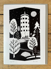 "Enger Tower" card by Schaefer Design Co