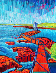 "Grand Marais Light" Enamel Pin by Duke Nguyen