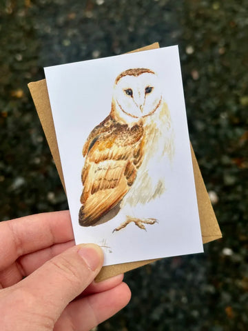 “Owl” Mini Card Pack by GreyFoxArtworks