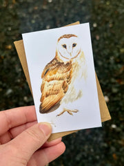 “Owl” Mini Card Pack by GreyFoxArtworks