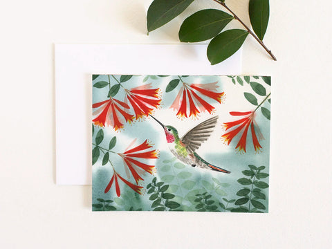 "Hummingbird" Card by May We Fly