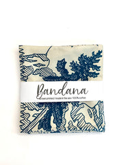 Northwoods Bandana - by Corvidae Drawings & Design