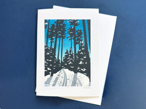 Under the Pines Card by Nan Onkka