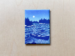 “Backcountry Moonrise” Magnet -  Nan Onkka