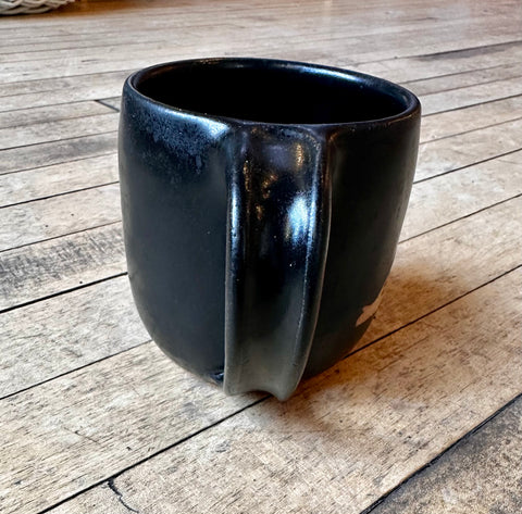 Cassidy Lynne Rude Pottery - Black Loon Mug