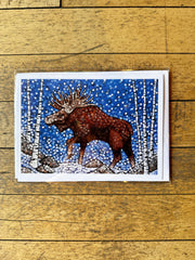 "Snowstorm Stroll" Card by Aaron Kloss