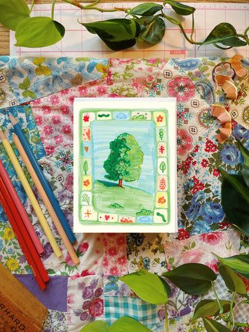 Lonely Tree - Card by Everyday Antonia Mae