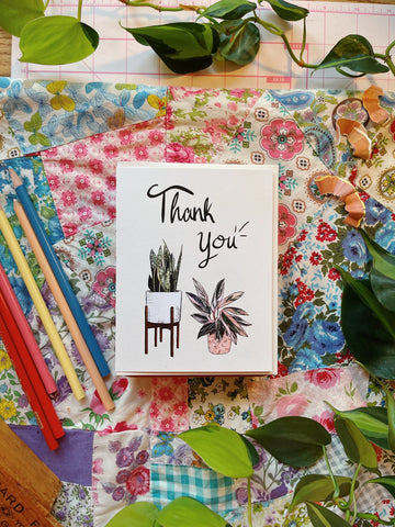 Thank You Plants Card by Everyday Antonia Mae