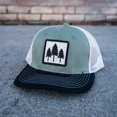 Three Tree Tri Trucker Hat by The Montana Scene