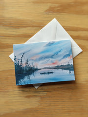 "Awakening" Greeting Card by Katie Bromme Watercolor