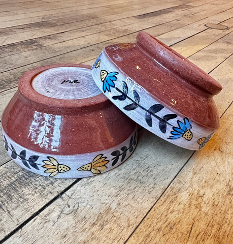 Terraform Clay Studio - Floral Bowl