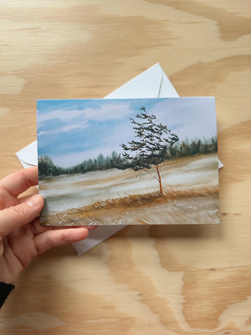 "The Way of the Wind" Greeting Card by Katie Bromme Watercolors