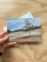 "The Way of the Wind" Greeting Card by Katie Bromme Watercolors
