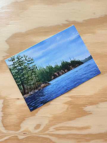 "Big Water" Greeting Card by Katie Bromme Watercolors