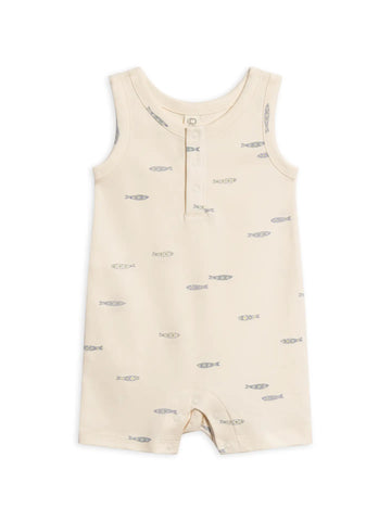 The Nile Fish Baby Romper by Colored Organics