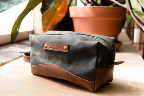 Canvas & Leather Dopp Kit by Northwind